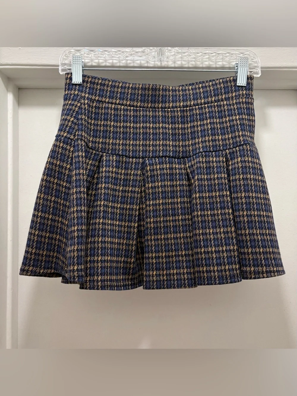 American Eagle Outfitters Women’s Pleated Plaid Mini Skirt Size XS Grunge, Y2K